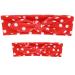 Rosie the Riveter Red Polka Dot Headbands Set - Women, Baby Girl, Mom & Baby - Soft Stretch Knotted Rabbit Headwear Bandana - 2 Piece Assortment - Buy Online on GoSupps.com