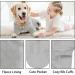 Meioro Warm Hooded Sweater for Dogs & Cats - Cute Zip Pet Hoodie for French Bulldogs & Pugs | Size S Gray - Buy Online on GoSupps.com