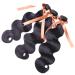 ALLRUN Brazilian Body Wave Human Hair Bundles with Closure - 20 22 24 + 18 Inch Free Part Lace Closure - 100% Unprocessed Virgin Hair - Buy Online on GoSupps.com