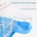 Small Blue Bird Bath Cage for Cockatiel, Budgerigar, Macaw, Finch, Parakeet, Conure, Canary - Shower Supplies for Pet Parrots - Buy Online on GoSupps.com