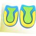 FOMIYES Heel Pads - 2 Pairs Absorption Insoles | Half Insole - Assorted Color - 10x7 CM | International Shipping Available - Buy Online on GoSupps.com