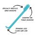 Denture Dart V2 - Adhesive Removing Toothbrush (Blue) - Buy Online on GoSupps.com