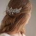 Bride Hair Accessory Bridal Hair Comb Accessories With Crystal Bridal Side Combs Headpiece For Women And Girls - Buy Online on GoSupps.com