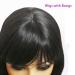 Relena 30 Black Curly Wig with Bangs | Heat Resistant Synthetic Wavy Hair for Women - Buy Online on GoSupps.com