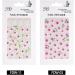 Nail Art Charms Manicure Summer 5D Colorful Flowers Nail Sticker Embossed(FDW-05) - Buy Online on GoSupps.com
