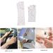 Moisturizing Gloves UPF 50+ Manicure Gloves Anti Uv Shield Gloves for Gel Nail Lamp Nail Art Fingerless Glove for Manicure Dryer Long 11.5X40 Cm - Buy Online on GoSupps.com