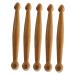 Healeeved 5st wood massage device body massage devices portable massage devices made of wood practical massage bars foot massager light wooden sticks hand massage sticks wooden acupuncture rod 12x1.3cm As shown