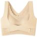 XWSM Dual Support Breast Correction BH | Adjustable Compression Push Up Sport Bra for Women | XXL/XX-Large Skin - Wirefree Comfort - Buy Online on GoSupps.com