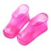 IWOWHERO 1 Pair Foot Bath Shoes Home Foot Bath Bucket Foot Spa Boots Feet Pedicure Slippers Foot Bucket Basin Shoe Slipper Sandal Slippers Mitaine Foot Bath Tool Soak Small Size Pvc Pie Man 26.3x11cm Rosy