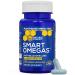 NATURAL STACKS Smart Omegas - Omega 3 Supplement w/ 200mg DHA & 200mg Blue Spirulina - Plant Based Algae Oil Omega 3 Supplement - Fish Oil Free Antioxidant Support - 30 Blue Spirulina Capsules