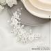 Unicra Silver Flower Wedding Hair Vine with Pearls and Rhinestones - Bridal Hair Piece for Women and Girls - Buy Online on GoSupps.com