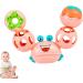 Abbto Babyrassel Crab Shape Newborn Toy - Soft Sensory Ball & Calming Bite Ring for Babies - Buy Online on GoSupps.com
