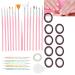 Nailart Set Nailart Professional Set Manicure Dotting For Pen Mixing Line