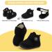 JIASUQI Baby Winter Boots 12-18 Months Black - Soft Infant House Slippers with Anti-Skid Soles - Buy Online on GoSupps.com