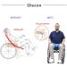 Wheelchair Seat Belt Highly Absorbent Incontinence Pad Wheelchair Safety Harness for Positioning Elderly Waterproof Seat Pad with Adjustable Straps(Pack of 1) - Buy Online on GoSupps.com