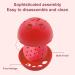 6Pcs Interactive Cat Ball Toy Set with Meal-Dispenser and Bell Balls for Small or Large Cats - Red - Buy Online on GoSupps.com