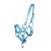 QHP foal halter foal nylon halter 4 foal sizes 6 colours (Fallabella foal light blue) Fallabella foal light blue