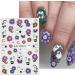 JMEOWIO 9 Sheets Halloween Nail Art Stickers Decals Self-Adhesive Cute Ghost Bat Pumpkin Nail Supplies Nail Art Design Decoration Accessories - Buy Online on GoSupps.com