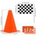 40 Pcs Panxxsen Traffic Cones & Racing Checkered Flags Set - Great for Racing Car Party Supplies & Kids Birthday Decorations - Buy Online on GoSupps.com