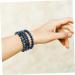 NUOBESTY 2Pcs Stone semi-finished product bead bracelet bead gem beads wristband beads bracelet stone beads wristband beading round beads Bracelet stone bracelet accessories decor Blue 0.80X0.80X0.80CM - Buy Online on GoSupps.com