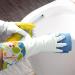 Bamllum 3 Pairs Rubber Cleaning Gloves - Reusable Kitchen Dishwashing Gloves with Cotton Liner 16" Long Cuff Non-Slip (Medium Blue/Pink/White) - International Shipping Available - Buy Online on GoSupps.com