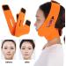 Facial Slimming Mask Face Bandage Nylon And Polyester for Face Care Thin Neck Facelift Double Chin for Women(Orange) - Buy Online on GoSupps.com