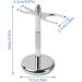 Hoaaigo Stainless Steel Razor Plane Stand - Non-Slip Shaving Stand for Men - Portable Shaver Brush Bracket in Silver - Buy Online on GoSupps.com