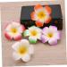 LALAFINA 36 Pieces Hair Barrettes for Women Hawaiian Flower Clips Hawaiian Flower Barrettes Plumeria Hair Clip Foam Hair Clip for Women Hawaiian Decorations Issue Card Travel Flowers - Buy Online on GoSupps.com