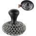 yuoseg Cast Iron Scrubber - 316 Cast Iron Cleaner Scrubber Chainmail Scrubber for Cast Iron Pans Skillet Scrubber Easy to Use - Buy Online on GoSupps.com