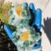 Natural Crystal Rough Home Decoration Quartz Cluster Natural Green Ghost Crystal Cluster Inlaid with Yellow Specimen Stones (Size : 400-500g) - Buy Online on GoSupps.com