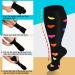 FuelMeFoot Plus Size Compression Socks 20-30 mmHg - Wide Calf for Women and Men - 4X-Large - Circulation Support & Recovery - Black - Buy Online on GoSupps.com
