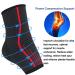 Beister Ankle Brace Compression Support Sleeve - XLarge Gray & Red - For Women and Men, Ideal for Sprains, Plantar Fasciitis, Joint Pain, Achilles Tendon, Heel Spurs - Injury Recovery Foot Socks - Buy Online on GoSupps.com