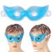 Eye mask cooling reusable gel mask with visual holes Gel mask cooling glass