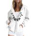 Halloween Costumes Sleeve Halloween Print Hoodie Stylish Loose Top Womens Hoodie Pullover Black 4X-Large - Buy Online on GoSupps.com