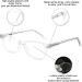 OCCI CHIARI Blue Light Blocking Magnifying Reading Glasses for Women | Anti Glare 2.75 | Spring Hinge | 1.0 to 6.0 Magnification Options - Buy Online on GoSupps.com