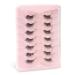 ONLYALL Half Eyelashes - Natural Wispy Look | 3D Faux Mink Clear Band Lashes | Pack of 7 Couples - Buy Online on GoSupps.com