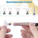 benote Diamond Art Pen  Twist Drill Pen Diamond Art Tools with Square and Round Pen Tips Multi Replacement Pen Heads Wax  for Art DIY Craft Adults or Kids - B9 Rose Gold - Buy Online on GoSupps.com