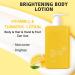 Vitamin C & Turmeric Body Lotion Large-capacity Body Moisturiser With Vitamin C Turmeric And Squalane Remove Dark Spots Moisturizing Body Lotion for Dry Skin Body Skin Care Smooth Skin 300g Turmeric&Vitamin C - Yellow - Buy Online on GoSupps.com