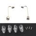 SBTRKT 2pcs Eyeglass Nose Pad Arm Metal Frameless Optical Frame Nose Bridge Glasses Auxiliary Accessory