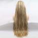24-Inch Lace Front Synthetic Wig for Black Women - Blonde Micro Braids with Baby Hair - Heat Resistant Box Braids - Buy Online on GoSupps.com