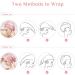 Microfiber Hair Towel Wrap 3 Pack Hair Towel Super Absorbent Twist Turban with Button Design Quick Drying Towel for Long/Thick/Curly Hair Three Colors - Buy Online on GoSupps.com