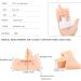 Silicone Toe Separator Spacers for Athletes - Hallux Valgus Correctors & Bunion Relief - Toe Stretcher for Overlapping Toes - Skin Color - Buy Online on GoSupps.com