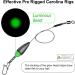 THKFISH Bullet-Weights Carolina Ready Rigs - Pre-Rigged 1/5oz, 1/4oz, 3/8oz Fishing Weights - Color A - Pack of 10 - Buy Online on GoSupps.com