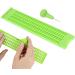 Oniuezky Braille Slate & Stylus - 4-Line 28 Cell Braille Writer & Typewriter for Blind Learning & Writing - Buy Online on GoSupps.com