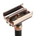 Double Edge Metal Safety Razor Handle - Reusable Grip Manual Shaver for Men & Women - Durable & Stylish Black - Buy Online on GoSupps.com