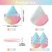 Molain Velvet Triangle Powder Puff Set - 2 Pack Makeup Sponges for Foundation & Body Powder - 6 Colorful Options - Buy Online on GoSupps.com
