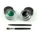 Frola 2 In 1 Long-wear Gel Eyeliner Set with 2 Brushes - Smudge-proof & Waterproof for All-day Wear (Black+Green) - Buy Online on GoSupps.com