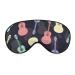Multicolored Guitars Sleep Mask Eye Cover for Sleeping Blindfold with Adjustable Strap Blocks Light Night Travel Nap for Men Women