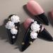 Flower Nail Art Glitters DIY 3D White Floral Nail Stud Sequins for Salon Gift Flower Nail Glitters - Buy Online on GoSupps.com