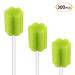 300 Pcs Unflavored Sterile Oral Swabs for Mouth Cleaning - Individually Wrapped (Green) - Buy Online on GoSupps.com